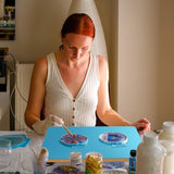 Nelyrho Resin Leveling Board for Epoxy Resin, 16''x 12'' Adjustable Precision Leveling Table for Resinate, Epoxy Resin Accessories, Multipurpose Resin Leveling Table, Resin Supplies (Blue) Nelyrho