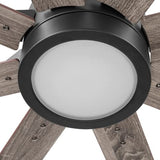 Honeywell Ceiling Fans Xerxes Modern 62 Inch Ceiling Fan with Light, LED Fan with Remote Control, Indoor Fan, 8 Contemporary Blades with Dark Wood and Pine Finish Options, Bronze (51926-01) Honeywell