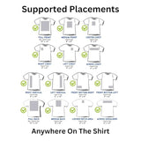 CLPA T-Shirt Ruler Guide — Full Shirt Placement | Heat-Safe to 320°F | Shirt Alignment Tool for Heat Press | HTV, DTF and Embroidery | All Sizes and Necklines | Made in Australia CLPA