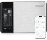 MrOwner Smart Food Kitchen Scale with Nutritional Calculator, Free App with 19 Nutrients Tracking, Calorie, Marco, Digital Weight Grams and Ounces for Weight Loss, Premium Stainless Steel, 22lb