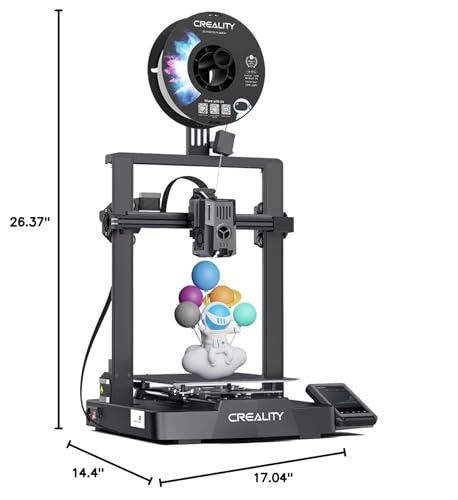 Creality Ender 3 V3 KE 3D Printer, Upgraded 500mm/s Printing Speed, CR Touch Auto Leveling, Upgraded Sprite Direct Extruder, Stable Structure, Print Volume 8.66'' x 8.66'' x 9.44'' - WoodArtSupply