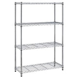 14" D x 36" W x 54" H Adjustable NSF-Certified Metal Shelf Wire Shelving Unit Storage for Small Places Restaurant Garage Pantry Kitchen Garage BestOffice