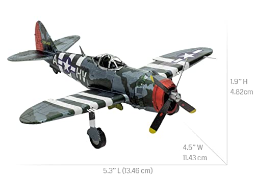 Metal Earth P-47 Thunderbolt 3D Metal Model Kit Fascinations