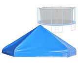 Outdoor Fitness Trampoline Canopy Tent - 14FT Rainproof Snow Sun Shade Roof Cover, No Frame BIWKONI