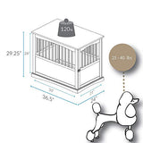 Casual Home Wooden Large Pet Crate, End Table, Espresso, 24 x 36.5 x 29.5 in Casual Home