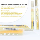 AKARUED Black Acrylic Paint Markers: 8 Pack Black Paint pen, Acrylic Black Paint Marker for Rock Painting, Stone, Wood, Glass, Metallic, Ceramic, Graffiti, Paper, Drawing, Water-Based Paint pens Sets AKARUED