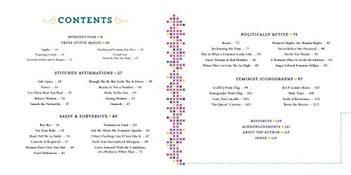 Feminist Cross-Stitch: 40 Bold & Fierce Patterns Union Square & Co.