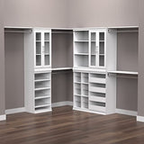 ClosetMaid Modular Storage Unit with 4 Drawers, Wood Closet Organizer, Stacking, Full Backer, Storage, Decorative Trim, White ClosetMaid