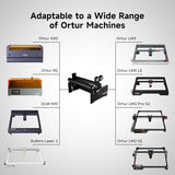Ortur YRR2.0, Y-axis Laser Rotary Roller for Most Laser Engraver, 7 Adjustable Width Settings, Diameter Range from 8 mm to 110 mm for Engraving Cylindrical Objects, Tumblers, Wine Glass Ortur