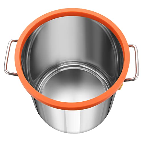 VEVOR 5 Gallon Vacuum Chamber and 3.5 CFM Pump Kit, Tempered Glass Lid Vacuum Degassing Chamber Kit, Single Stage Vacuum Pump with 250 ml Oil Bottle, for Stabilizing Wood, Degassing Silicones, Epoxies VEVOR