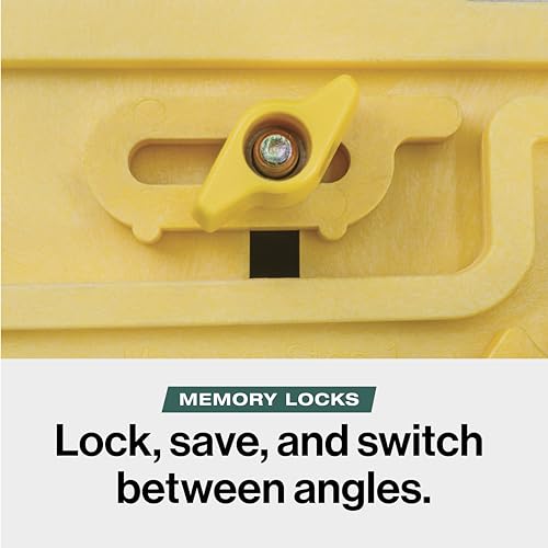 MICROJIG GRR-RIPPER TJ-5000 Microdial Tapering Jig For Table Saws, Yellow MICROJIG