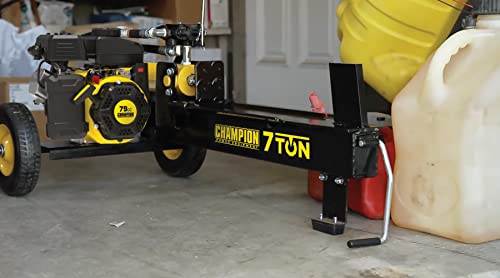 Champion Power Equipment 90720 Champion 7-Ton Compact Horizontal Gas Log Splitter with Auto Return, Black Champion Power Equipment