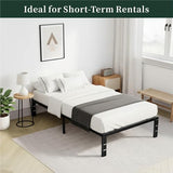 Twin Size Bed Frame, 14 Inch Metal Platform Bed Frames with Heavy Duty Steel Slat Support, No Box Spring Needed, Easy Assembly, Under Bed Storage SageNest