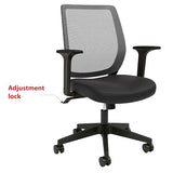 Union & Scale Staples Mesh Back Swivel Office Chair, Ergonomic Fabric Seat, Adjustable Height, Tilt Tension and Tilt Lock, Perfect as an Office or Gaming Chair Union & Scale