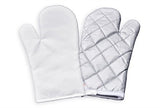 Blank Oven Mitts Sublimation Set 2 Pieces (Both are Right-Handed Glove) Heat Thermal Transfer Polyester Logo Image Printing SFS BLANK