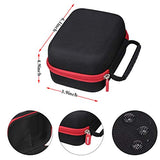 Aproca Case Compatible with Cricut EasyPress Mini Heat Press, Storage Portable Bag for Machine and Accessories -Black with Red Zipper (Case Only) Aproca