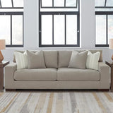 Signature Design by Ashley Maggie Contemporary Sofa for Living Room, Light Brown Signature Design by Ashley