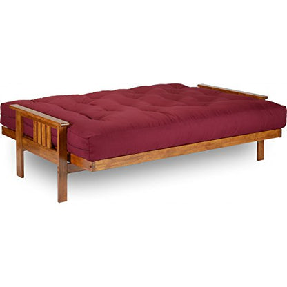 Stanford Futon Frame - Full Size, Solid Wood - WoodArtSupply