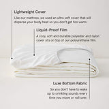 Tuft & Needle Queen Mattress Protector - Waterproof, Liquid-Proof, Sleeps Quiet, Fitted Sheet Style, Soft and Comfortable, White Tuft & Needle