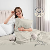BELADOR Silky Soft Full Sheet Set - 6 Piece Luxury Bed Sheets with Deep Pocket for Full Size Bed, Secure-Fit Elastic, Breathable, Wrinkle Free Oeko-Tex BELADOR