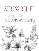 Stress Relief Adult Coloring Book: Affirmations and Motivational Quotes WoodArtSupply