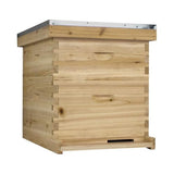 NuBee Starter 10 Frame Beehive Kit - Includes 1 Hive Body, 1 Super Box, Pine Frames, Wax Coated Foundations and More NuBee Hive
