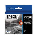 EPSON 220 DURABrite Ultra Ink High Capacity Black Cartridge (T220XL120-S) Works with WorkForce WF-2630, WF-2650, WF-2660, WF-2750, WF-2760, Expression XP-320, XP-420, XP-424 Epson