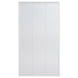 STARY 5 Shelf White Bookcase 60 inch Tall Wood Bookshelf for Bedroom STARY