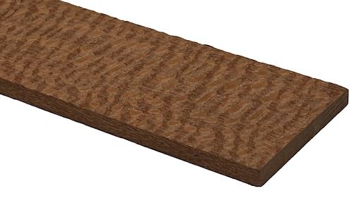 Exotic Wood Zone Leopardwood Thin Stock Lumber Board for DIY Craft Supplies, Woodworking Materials, Woodworking Projects, Furniture Making, Woodturning, (1 Piece) 1" x 6" x 48" Exotic Wood Zone