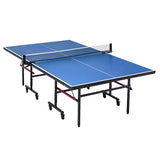 VEVOR Ping Pong Table, Professional Table Tennis Game, Indoor MDF Portable Table Tennis Table, Foldable Ping Pong Table with Quick Clamp Net and Lockable Wheel, 10 Minute Easy Assembly, 25mm Tabletops VEVOR