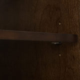 Crosley Furniture Asher Record Player Stand with Storage for Vinyl Records, Dark Brown Crosley Furniture