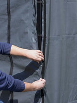 Arrow Carports Enclosure Kit for Galvanized Steel Carport, Fabric Carport Wall Panels, 20' x 20' x 7' Arrow