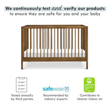 DaVinci, Birdie 3-in-1 Convertible Crib, Walnut, Easy Assemble, Greenguard Gold Certified DaVinci