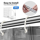 Semtomn Shower Curtain Sports Locker Room Fitness School Gym 72"x72" Home Decor Waterproof Bath Bathroom Curtain Set with Hooks Semtomn