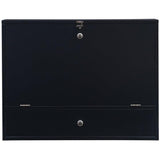 SEI Furniture Willingham Wall Mount Folding Desk, Black SEI Furniture