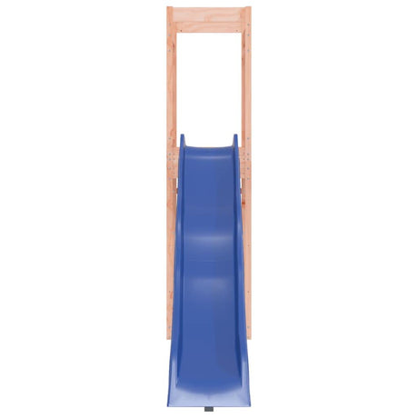 'vidaXL Outdoor Playset - Solid Douglas Wood Construction - Imaginative Playground with Wave Slide and Sandpit - for Kids Aged 3 to 8 - Brown vidaXL