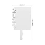 Ciieeo 5pcs Graduation Decoration Fan Picture Frame Graduation Picture Centerpieces Sublimation Photo Blanks Grad Decoration 2024 Graduation Frame Photo Frame Handheld White Ciieeo