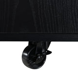 Christopher Knight Home Lucid Wooden Lift Top Coffee Table with Hidden Storage and 4 Stools, Center Table for Living Room with Compartment/Drawer, Multifunctional Table with Casters, Black Christopher Knight Home