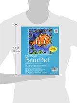 Strathmore (27-209 100 Series Youth Paint Pad, 9 by 12", 20 Sheets, White, 9x12 Strathmore