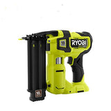 RYOBI P322 ONE+ HP 18V 18-Gauge Brushless Cordless AirStrike Brad Nailer (Tool Only) RYOBI