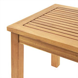 Alaterre Furniture Barre Patio Bistro Set, Natural Alaterre Furniture