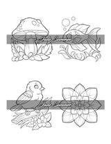 Stress Relief: Adult Coloring Book with Animals, Flowers, Fantasy, and More for Mindfulness and Relaxation WoodArtSupply
