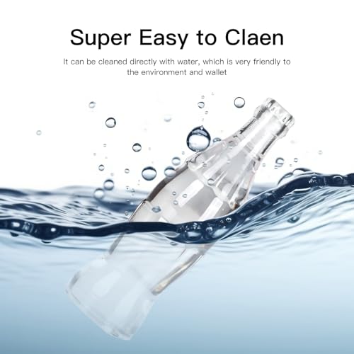 NOVA3D Ultra Clear Water Washable 3D Printer Resin High Precision 405nm LCD UV Fast Curing 3D Printing Resin for LCD DLP Resin 3D Printers, Resist Yellowing ＆ Low Odor (Ultra Clear, 1kg) NOVA3D