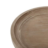 Christopher Knight Home Estelle French Country Accent Table with Round Top, Natural + Distressed White Christopher Knight Home