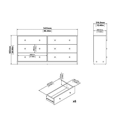 Pemberly Row 3 Piece Dresser and Nightstand Bedroom Set in Jackson Hickory Pemberly Row