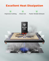 ACMER Honeycomb Laser Bed 300 * 300mm, Laser Engraver Honeycomb Working Table with Aluminum Backing Plate, Cutting Table for Diode CO₂ Fiber Laser Engravers, Desktop Protection ACMER