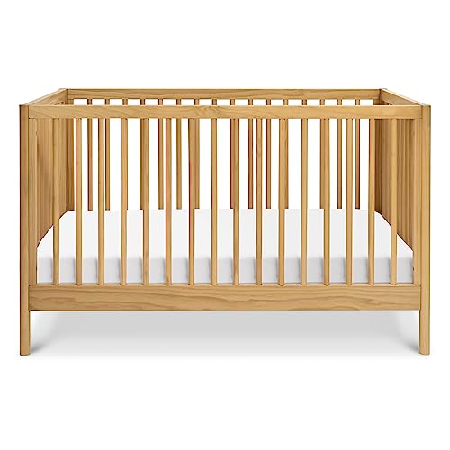 DaVinci Birdie 3-in-1 Convertible Crib, Honey, Easy Assemble, Greenguard Gold Certified