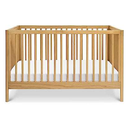 DaVinci Birdie 3-in-1 Convertible Crib, Honey, Easy Assemble, Greenguard Gold Certified