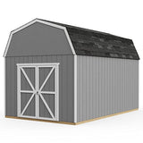 Handy Home Products Braymore 10x16 Do-It-Yourself Wooden Storage Shed Handy Home Products