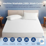 TASTELIFE Queen Size Bed Mattress Protector, Waterproof & Breathable Cooling Mattress Cover & Pad, Deep Pocket Fits 8-21”, Ultra-Soft Washable Sheet Protection TASTELIFE